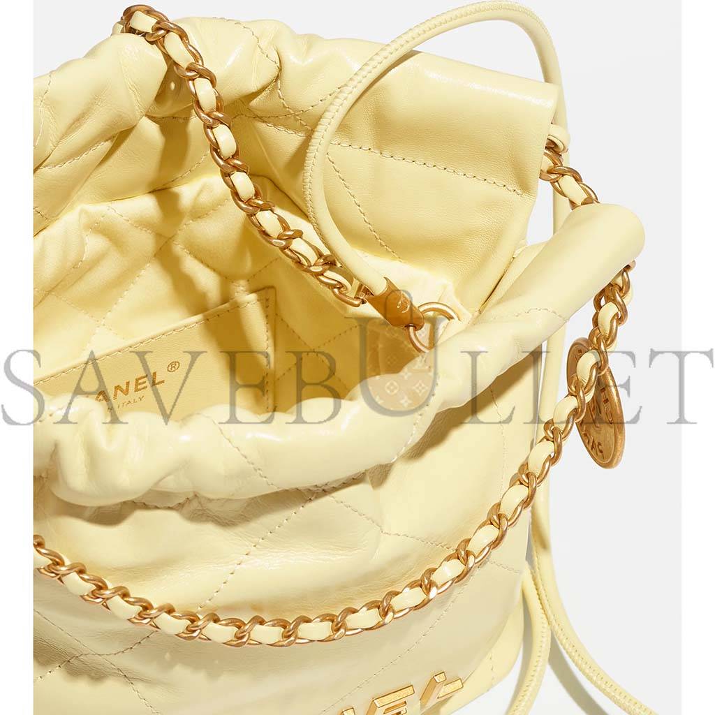 Ch*el 22 mini handbag as3980 b08037 nn289 (20*19*6cm)